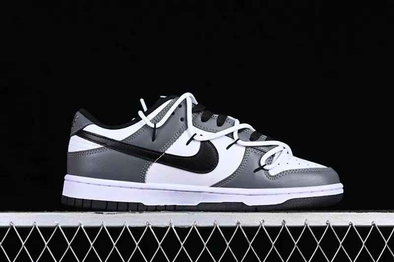 All Categories Nk SB Dunk Series Nk SB Dunk Low Low-top sneakers Nk SB Dunk Low Strap white and gray SB low-top sports and leisure sneakers DD1503-101
